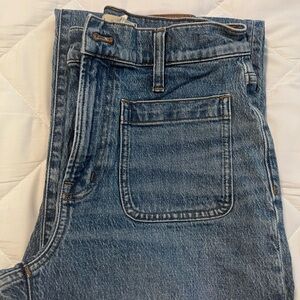 Madewell The Perfect Vintage Wide Leg Jean with Front Pockets